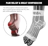 AVIDDA Ankle Support Brace 2 Pack White Men Women Size M view 2