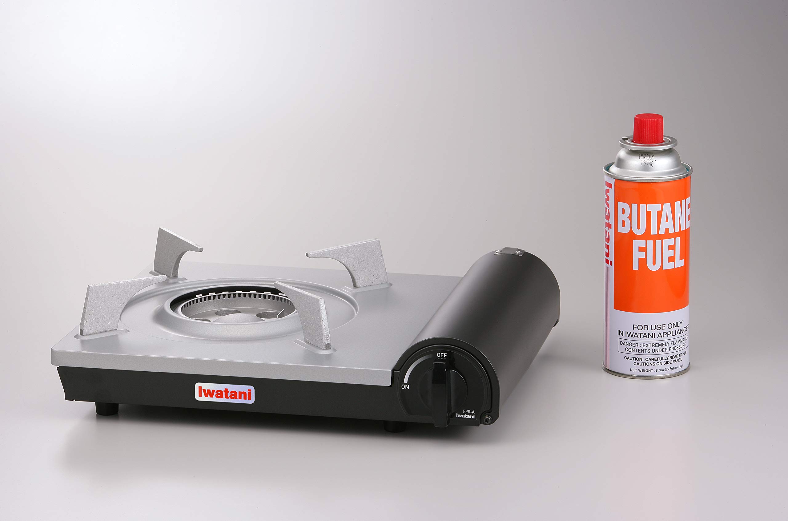Iwatani America EPR Cassette Feu-EcoPremium Portable Butane Stove Cooktop, Black