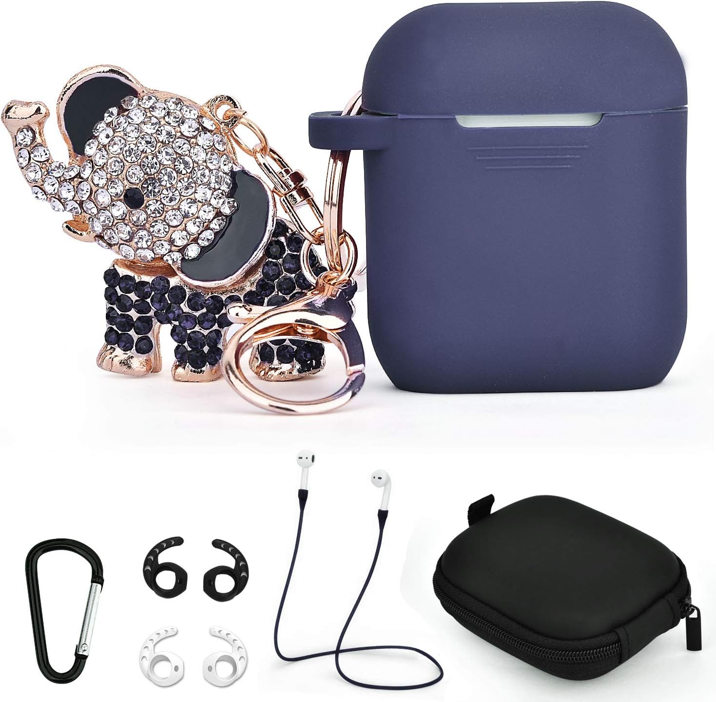 Airpods Case Keychain TOROTOP 7 in 1