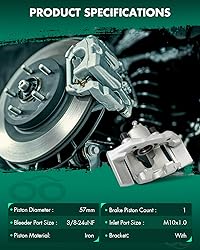 SCITOO Rear Left Brake Caliper With Bracket 18B5049