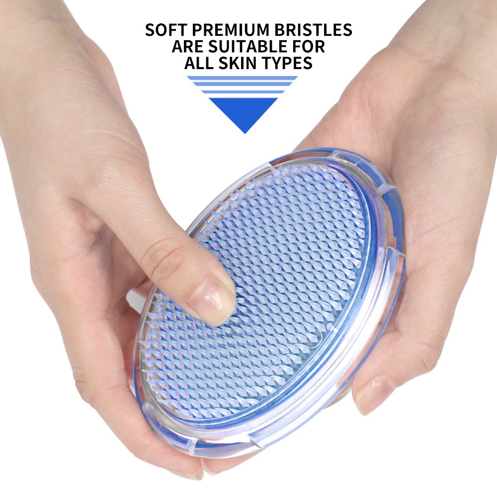 bestidy peeling body burste fur die behandlung und verhutung rasierer beulen und eingewachsenen haare fur manner und frauen flexible borstenburste zu