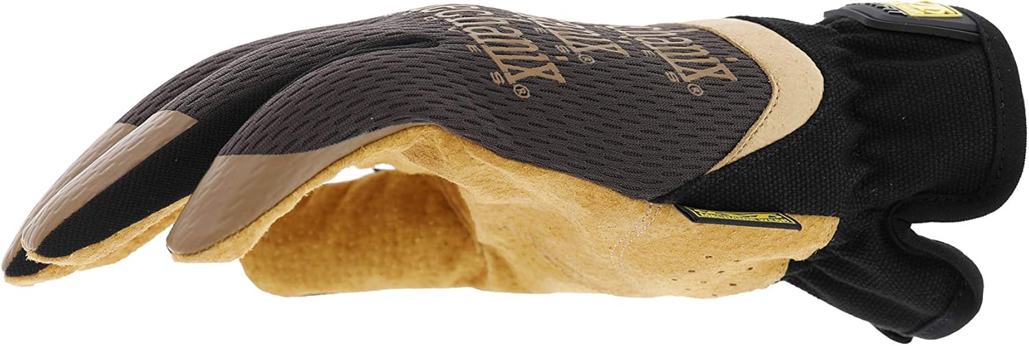 Mechanix Wear: DuraHide FastFit Leather Work Gloves (Large, Brown/Black), Model Number: LFF-75-010: Industrial & Scientific
