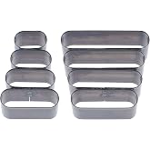 SUPERDANT Die Punch Cutter Steel Leather Die High Carbon Cutter Hollow Punching Tool Cutting Mold Punching Set for Leather Craft Stainless Steel Handmade DIY Gifts