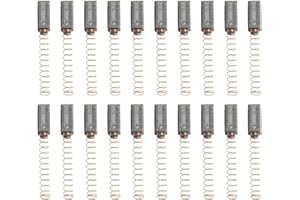 Carbon Brushes for Triac S PID Hot Air Welding Plastic Welding Machine Motor - 10 Pairs (20 Pieces) Replacement, 14mm x 6mm x