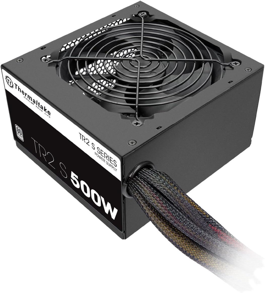 Amazon Com Thermaltake Tr2 S 500w Power Supply 80plus 1mm Fan Ps Trs 0500npcweu 2 80plus 1mm Fan Computers Accessories