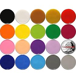 HAKITAROOM Set of 100 Opaque Plastic Learning