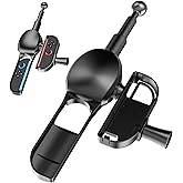 FUNDIARY Black Fishing Rod for Switch 2 Grip, Comfortable Fishing Games Accessories Kit Compatible with Legendary Fishing, Bass Pro Shops: The Strike & Fishing Star World Tour, Ideal Gifts for Boys