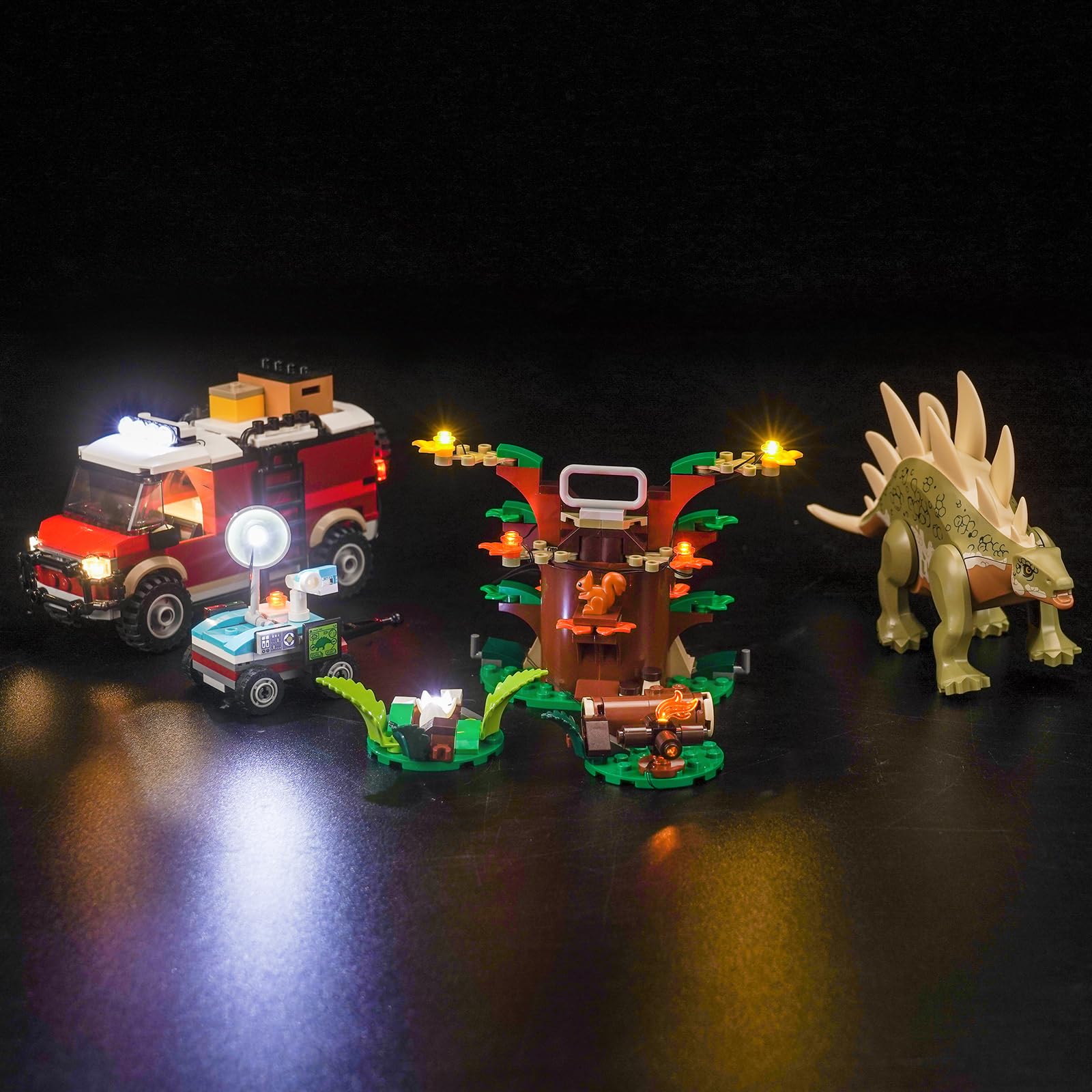 Led Light Set for Dinosaur Missions: Stegosaurus Discovery - Decoration Lighting Set for Lego Dinosaur Creativity — image 1