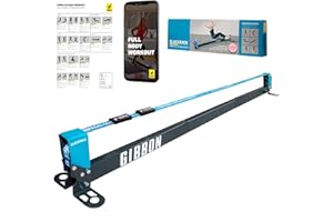 GIBBON Slackrack - Freestanding Outdoor or Indoor Slackline - Slack Line for Kids & Adults - Balance Trainer - Setup in 7ft or 10ft
