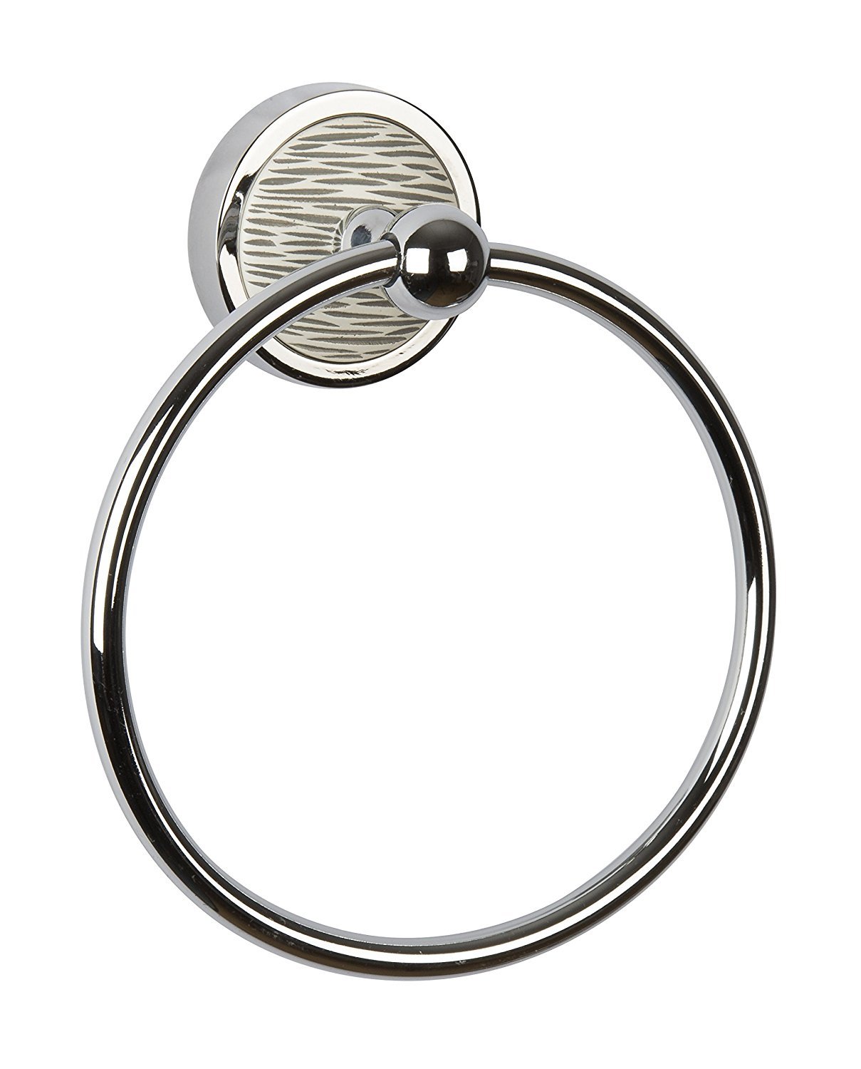 Croydex Stripes Wall Mounted Towel Ring