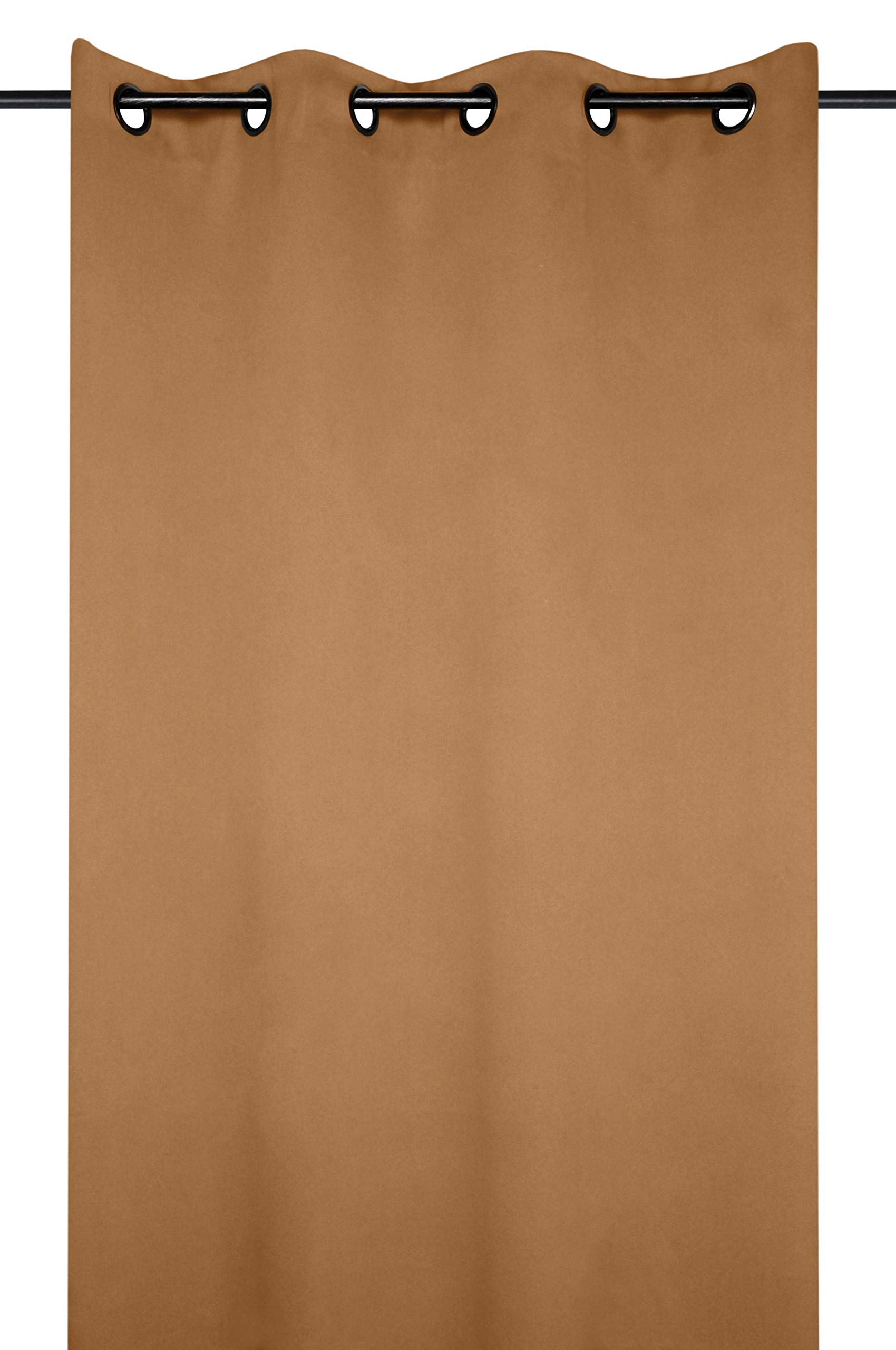 Lovely Casa Notte Camel Curtain 140 x 280 cm 100% Polyester