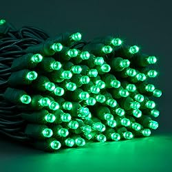 YULETIME Green One-Piece 5MM LED Christmas