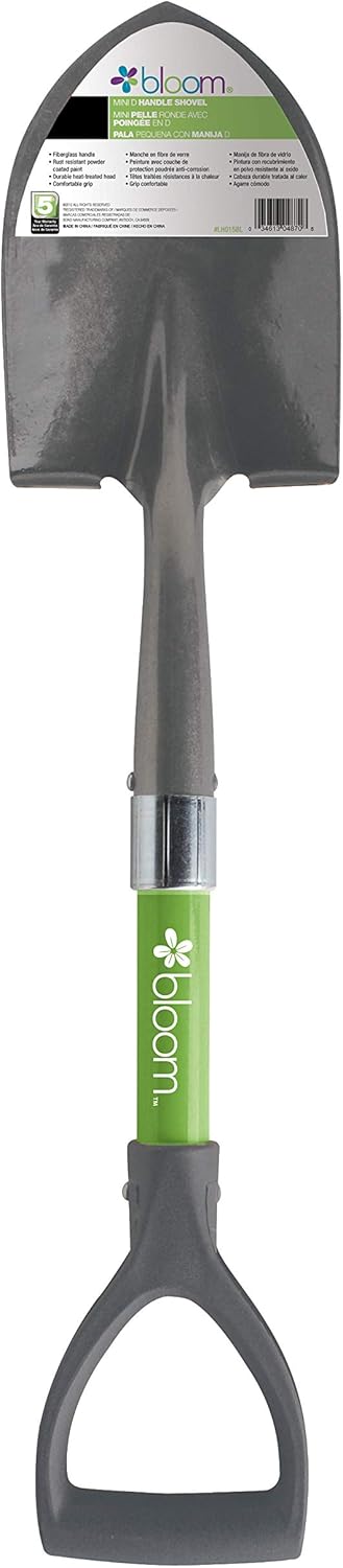 Garden Bloom LH015BL Bond 989743 Bloom Mini D Handle Shovel Assorted : Garden & Outdoor