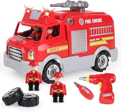 take apart fire truck