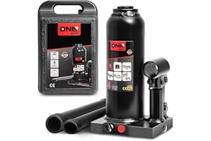 DNA MOTORING 4 tons / 8818.5 lbs Lifting Automotive Welded Hydraulic Bottle Jack for Repair Vehicle, Pickup, Truck, w/Manual 