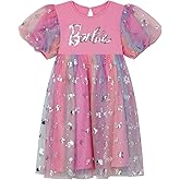 Barbie Girls Tulle Dress Toddler to Big Kid Sizes (2T - 14-16)
