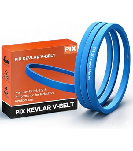 Amazon.com : Pix Kevlar V Belt Size A26K 1/2 x 28 in OC : Patio