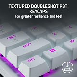 Razer Huntsman V3 Pro Tenkeyless Analog Optical Esports Keyboard White view 8