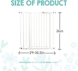 Regalo Safety Easy Step Extra Tall Gate 101cm 73-99cm Openings view 2