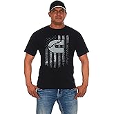 Men's Cummins Diesel American Flag Black Crew Neck Shirt