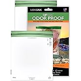 LOKSAK - OPSAK Odorproof Dry Bags for Backpacking, Hiking and Storage- Resealable Reusable and Recyclable Storage Bags (2-Pac