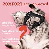 rabbitgoo Cat Harness and Lead Set Adjustable Escape Proof Reflective Purple S view 4