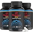 Nutraville Pineal XT Gold - Pineal Gland Supplement - Third Eye Awakening - Focus and Memory Supplement for Brain - 7 Powerful Ingredients Decalcify, Detox, and Activate Your Pineal Gland, 3 Pack