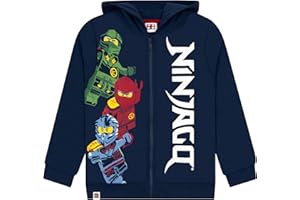 LEGO Ninjago Boys Hoodie, Ninjago Hooded Sweatshirt, Ninja Cotton Hoodie