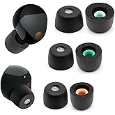 3 Pairs Memory Foam Eartips Ear Buds for Sony WF-1000XM6 &amp; WF-1000XM5, Ear Tips Replacement Sony Ear Piece Foam Tips for WF-1000XM5/XM6 Fit Charging Case(Matt Surface, SML)