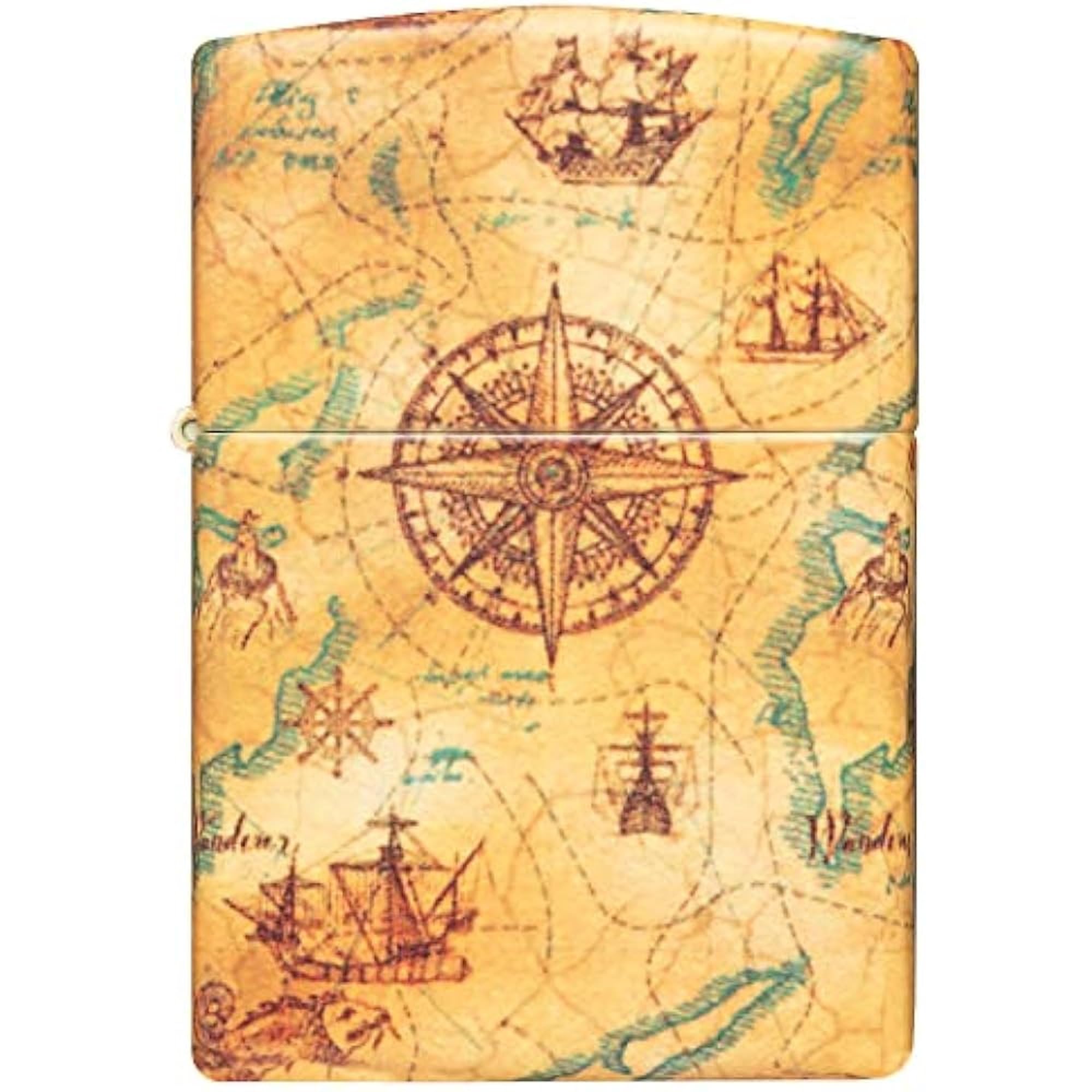 Zippo Windproof Lighter - Nautical Model - 540 Colour, Multicolour - Refillable - Reusable - Windproof Design - Gift Box - Made in USA — image 1