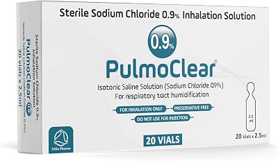 Pulmoclear Sterile Isotonic 0.9% Sodium Chloride 20x2.5ml Unit Dose