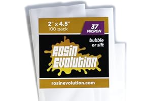 Rosin Evolution Press Bags - 37 micron (2" x 4.5") - 100 pack