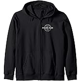 Pan Am Classic White Logo Zip Hoodie