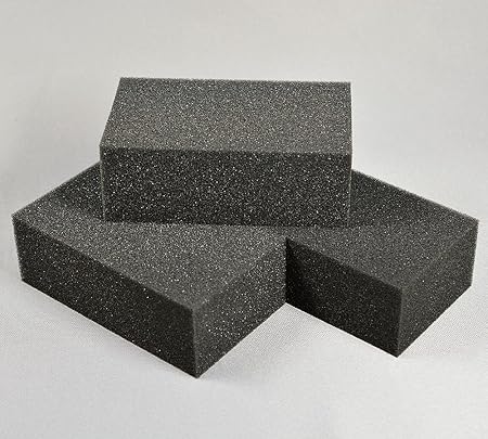 Amazon Detailing Liquid スーパーソフトスポンジ 3個セット コーティング車や濃色車の洗車 手がけコンパウンド コーティング剤塗布 スポンジ 車 バイク