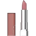 Maybelline Color Sensational Lipstick, Lip Makeup, Matte Finish, Hydrating Lipstick, Nude, Pink, Red, Plum Lip Color, Peach B