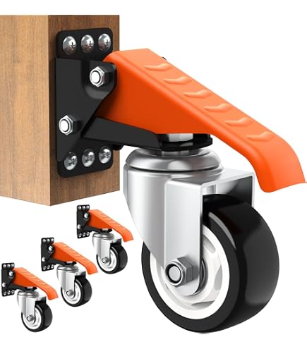 Albion Casters 7-1/4 Mounting Height, Position Floor Lock for 6 Diam Caster Wheels 1-1/2 Retracted Clearance 16LE0680 - 76781079 Albion Casters 7-1/4 Mounting Height, Position Floor Lock for 6 Diam Caster Wheels 1-1/2 Retracted Clearance 16LE0680 - 76781079