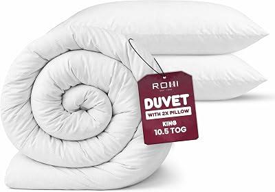 Rohi Anti-Allergy King Duvet 10.5 Tog with 2 Deluxe Pillows