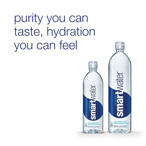 SMARTWATER VAPOR DISTILLED PREMIUM WATER , 16.9 FL OZ (PACK OF 6)