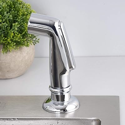 Buy Ifealclear Kitchen Side Sprayer Kitchen Sink Faucet Replacement Parts Fit 1 4inch Sink Connector Faucet Pull Out Sprayer With Hose For Home Shcool Restaurant Chrome Online In Poland B08mklfyn1
