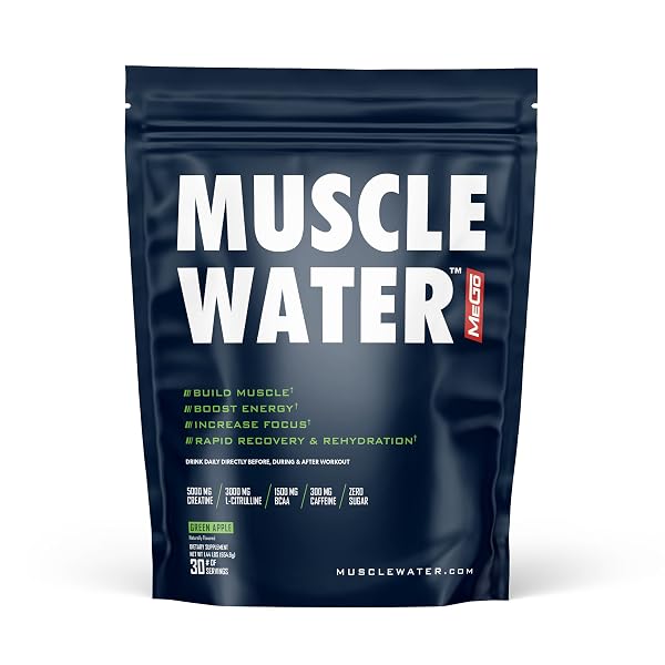 MUSCLE WATER PRE WORKOUT POWDER | MUSCLE +...