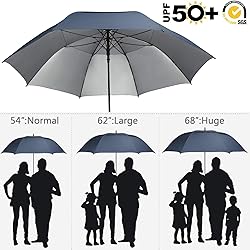 G4Free 62 inch Extra Large Windproof Golf Umbrella