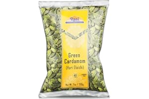 RANI BRAND AUTHENTIC INDIAN PRODUCTS Rani Green Cardamom Pods Spice (Hari Elachi) 7oz (200g) ~ All Natural | Vegan | Gluten Friendly | NON-GMO | Kosher | Product of India