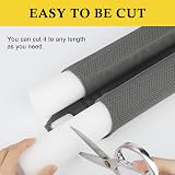 fowong Under Door Draught Excluder 88cm Double Side Grey Bottom Seal Noise Dust view 5