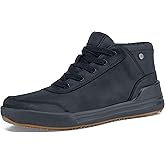 MOZO Men's Slip-Resistant Restaurant Shoes – Comfortable, Non-Slip High-Top Work Sneakers for Culinary Professionals, Kitchen Staff, Chefs - Natural