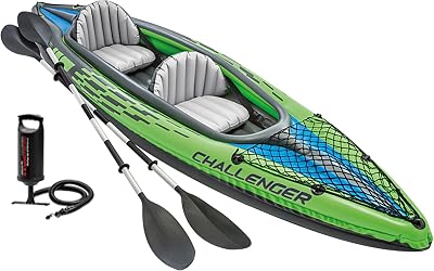 Intex Challenger K2 Kayak Inflatable 351cm 2 Person 160kg Capacity