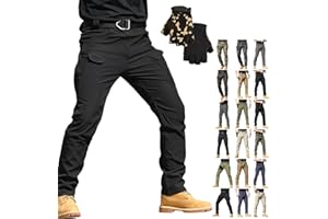 Cargo Pants for Men Tactical Waterproof Cargo Pants, Stretch Lightweight Hiking Work Pants, Stretch Ripstop Pant