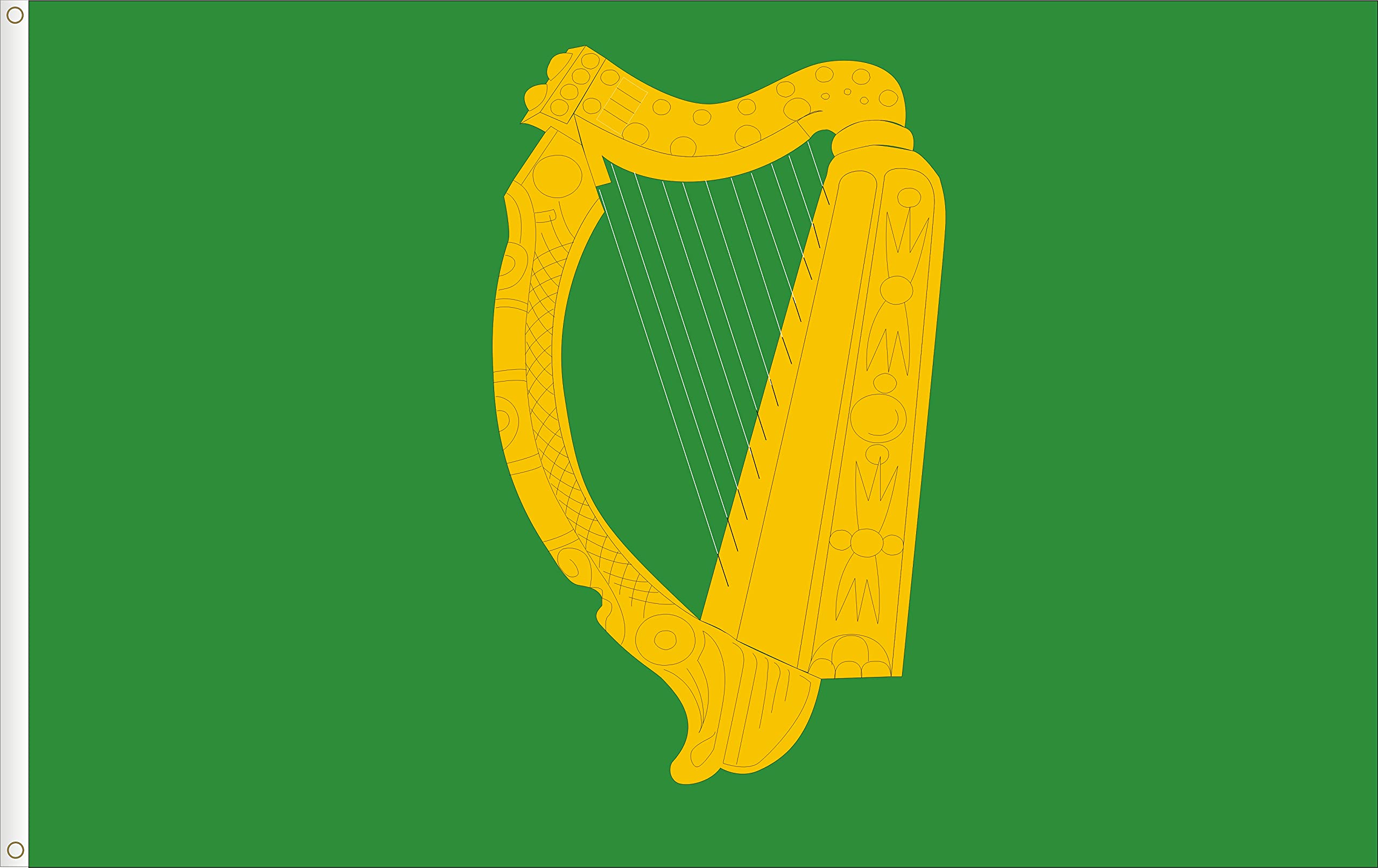 LEINSTER FLAG - IRELAND - PREMIUM SATIN QUALITY - LARGE SIZE 150X90