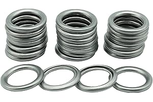Dsnaduo 25 PCS Stainless Steel Transmission Drain Plug Gasket, Oil Crush Washer Fit 4Runner Sequoia Tacoma Tundra Lexus RAV4,