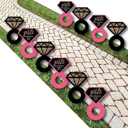 Amazon Com Girls Night Out Diamond Ring Lawn Decorations