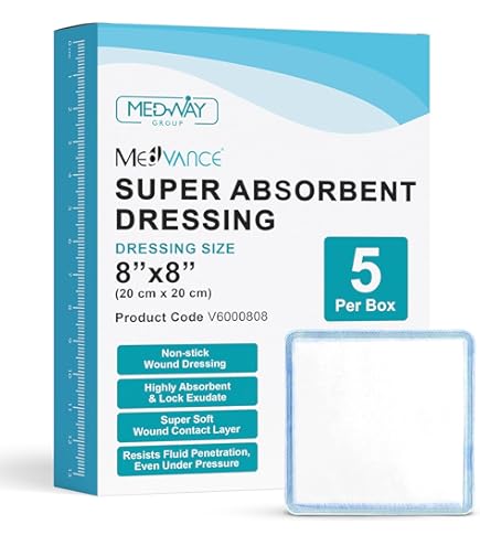 Amazon.com: Drawtex Sterile Hydroconductive Wound Dressing Square 4 x 4  00302 1 EA : Industrial & Scientific